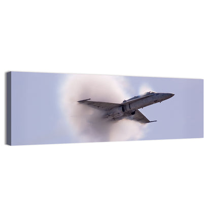 Supersonic Fighter Jet with Vapor Cone Wall Art