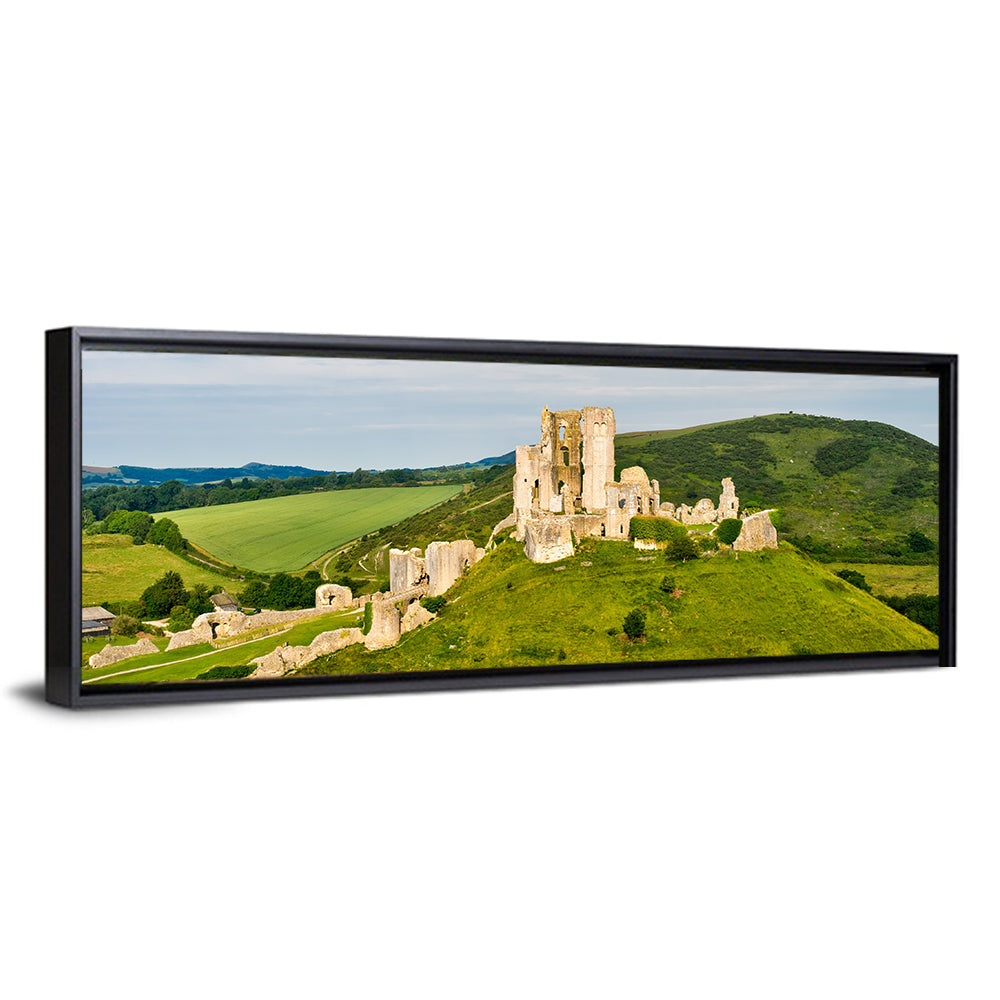 Corfe Castle Ruins Wall Art