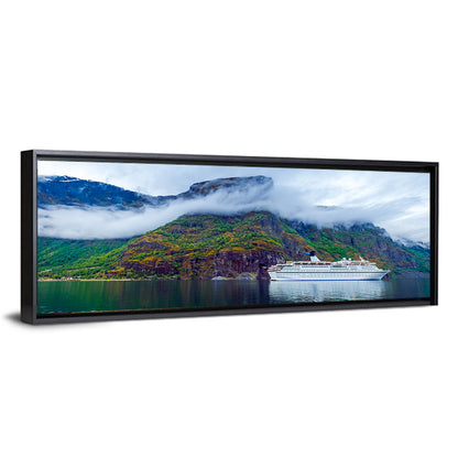 Cruise Ship on Hardanger Fjorden Wall Art