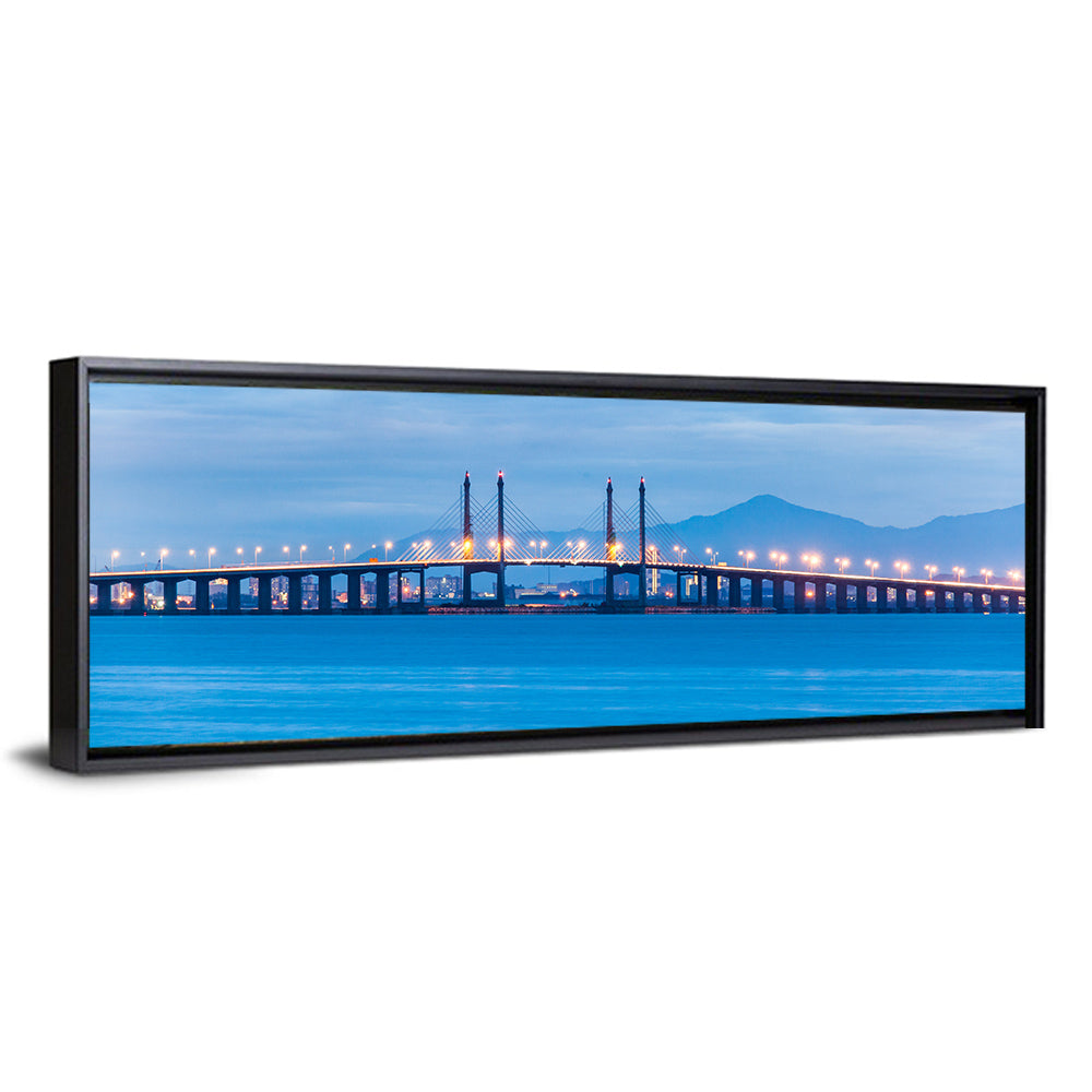 Penang Bridge at Dusk Wall Art