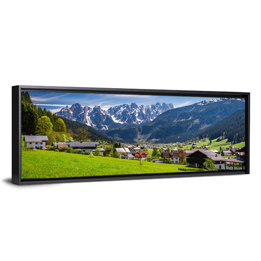 Gosau Village in Austrian Alps Wall Art
