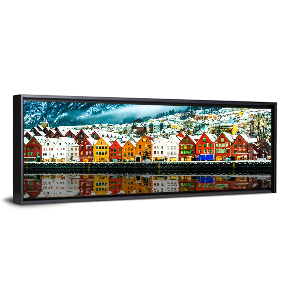 Bryggen Harbor, Bergen Wall Art