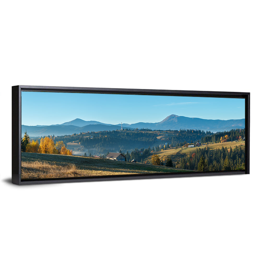 Yablunytsia Village Mountain View Wall Art