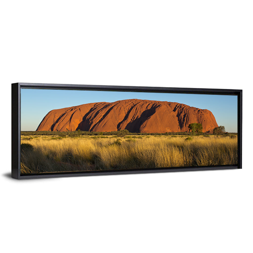 Uluru Red Rock at Golden Hour Wall Art