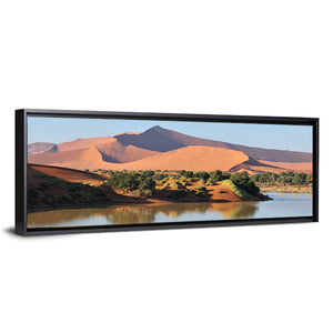 Flooded Sossusvlei In Namib Desert Wall Art