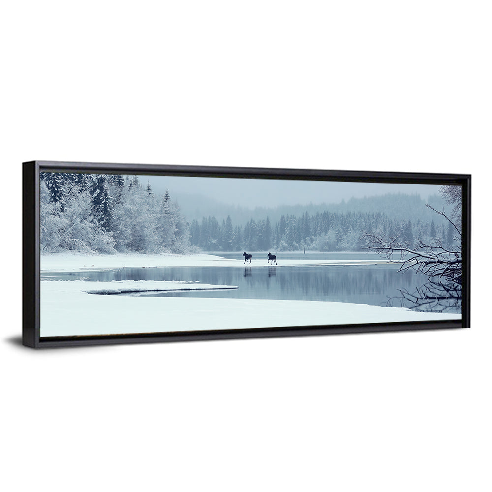 Foggy Lake Selbu Wall Art