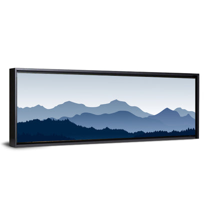 Blue Morning Mountains Wall Art