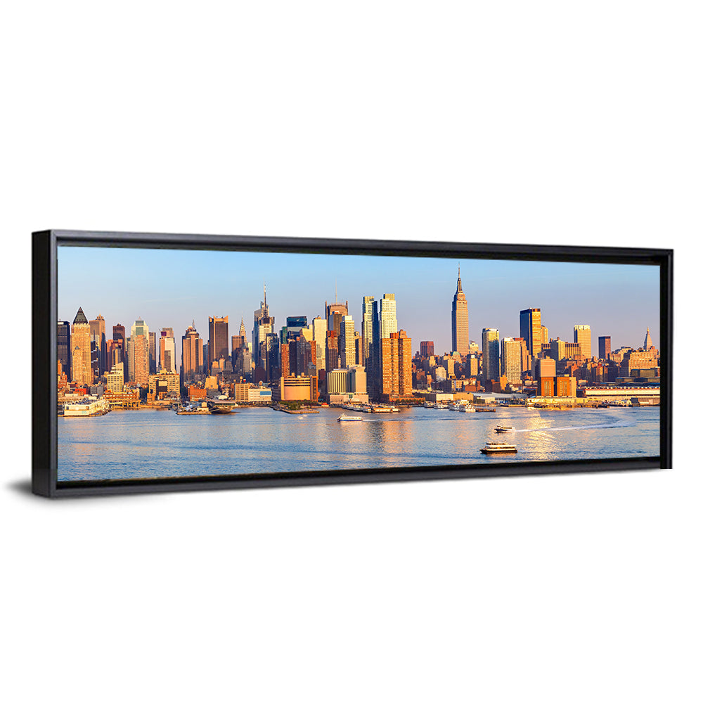 Manhattan Sunrise Over Harbor Wall Art