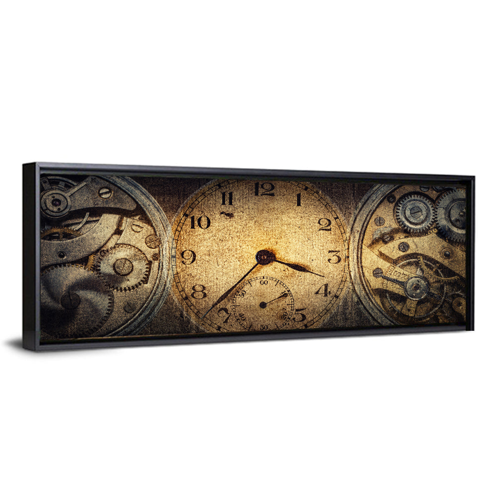 Antique Pocket Watch Mechanism Wall Art