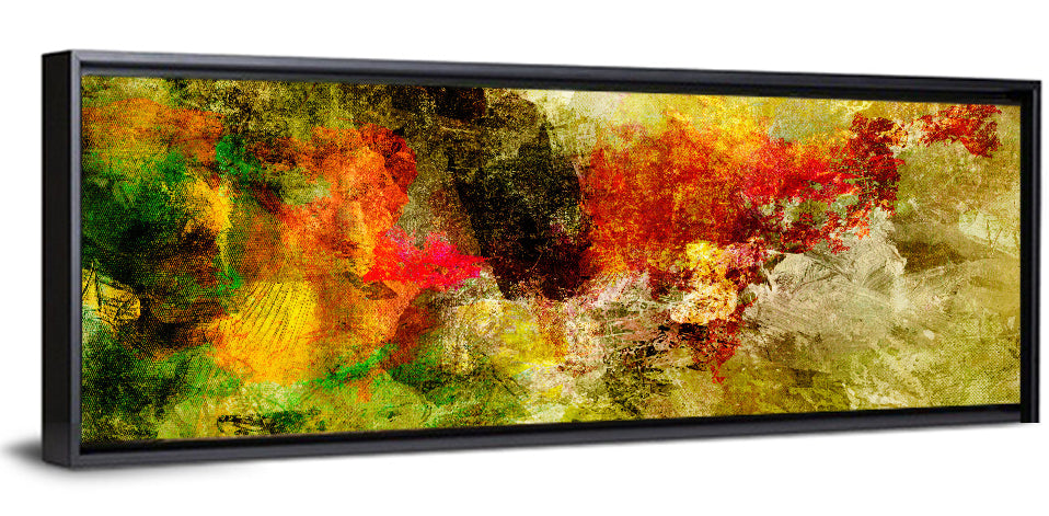 Layered Paint Texture Study Wall Art