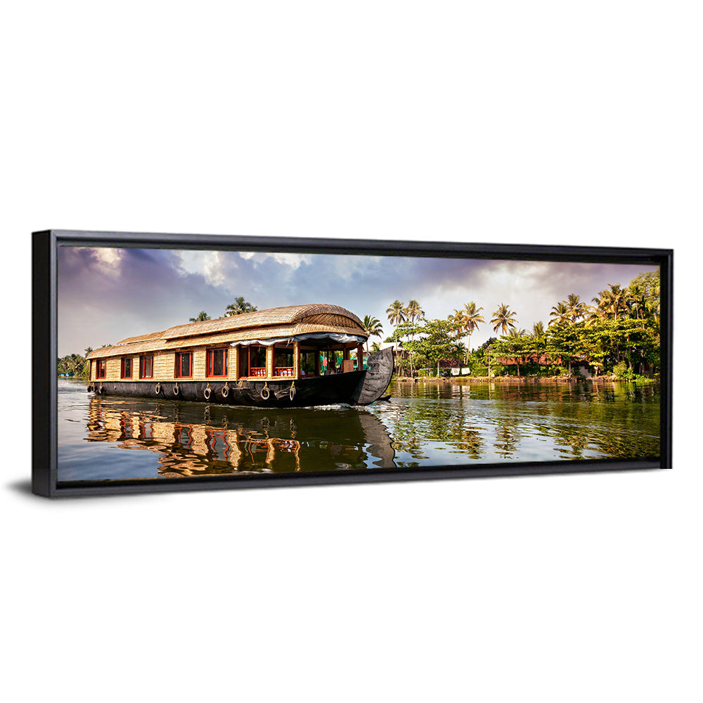 Alleppey Houseboat, Kerala Backwaters Wall Art