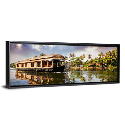 Alleppey Houseboat, Kerala Backwaters Wall Art