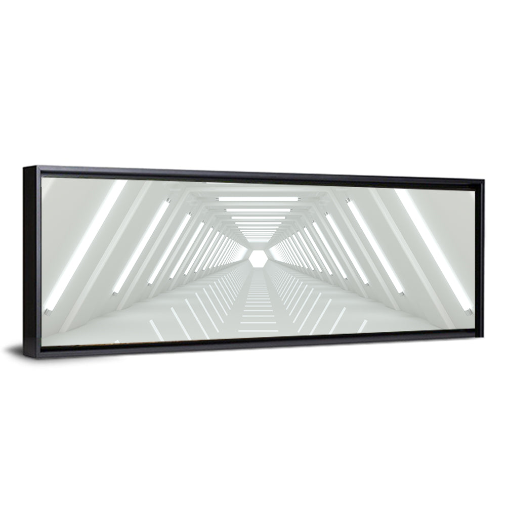 White Tunnel Wall Art