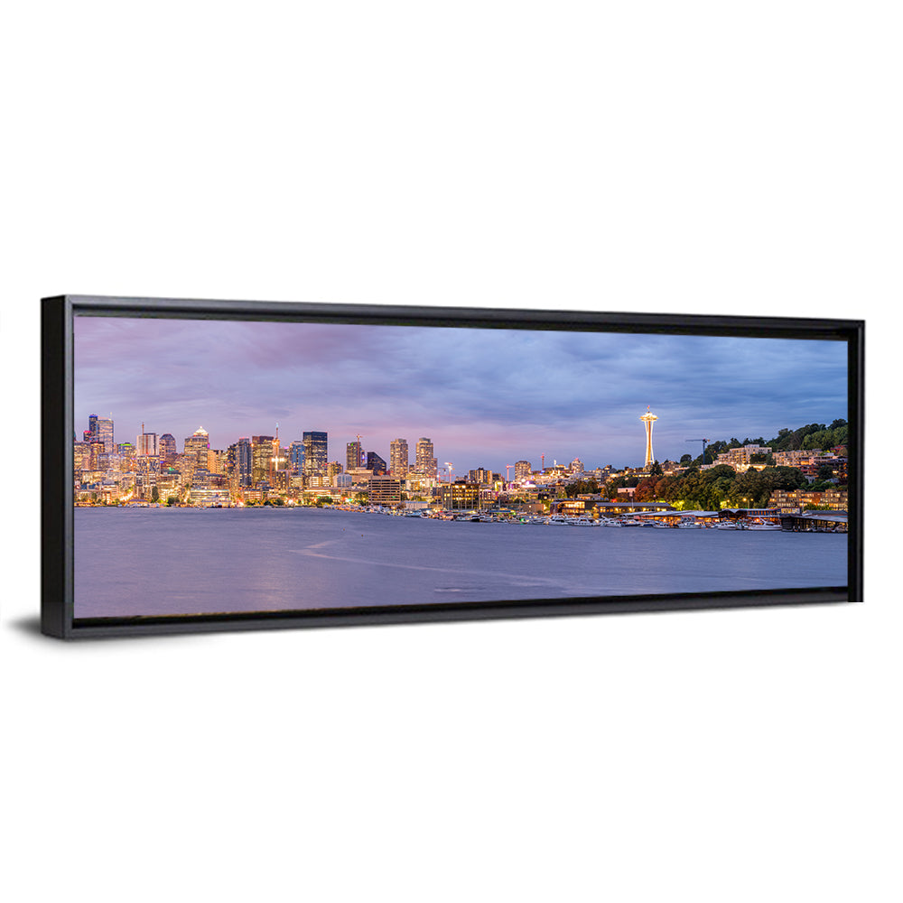 Seattle Skyline at Dusk Wall Art