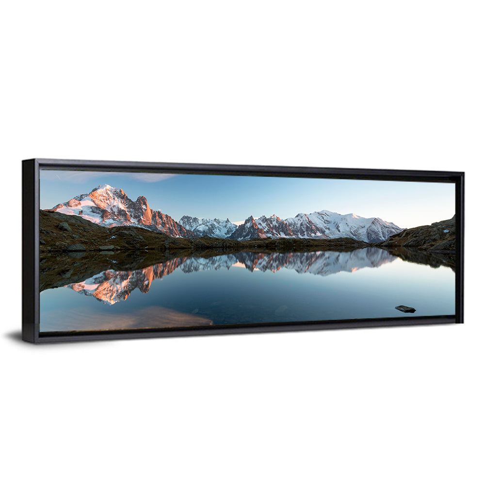 Lac De Chésserys Reflection, Chamonix Wall Art