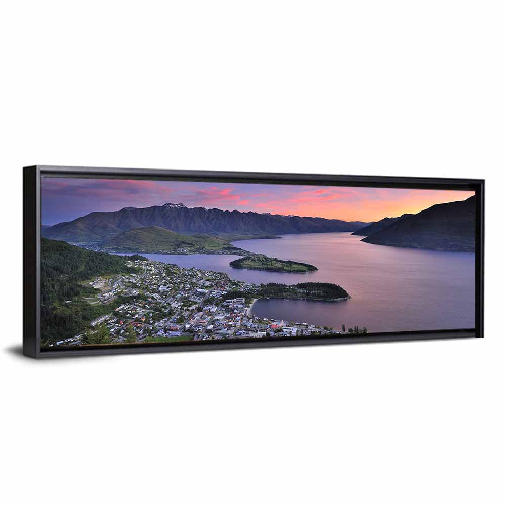Queenstown Over Lake Wakatipu Wall Art