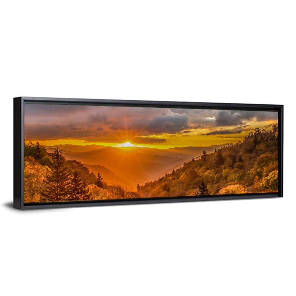 Sunrise At Great Smoky Mountains National Park Wall Art