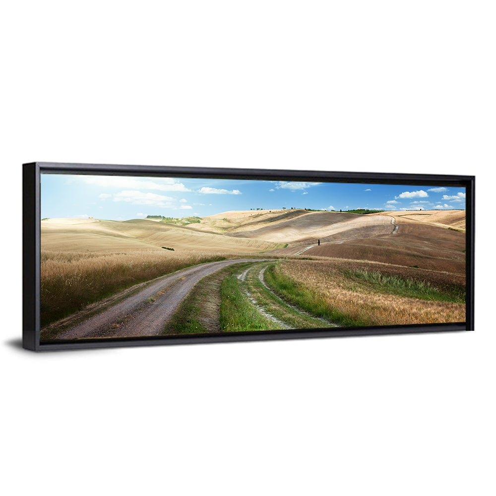 Dirt Road Through Tuscany Wall Art