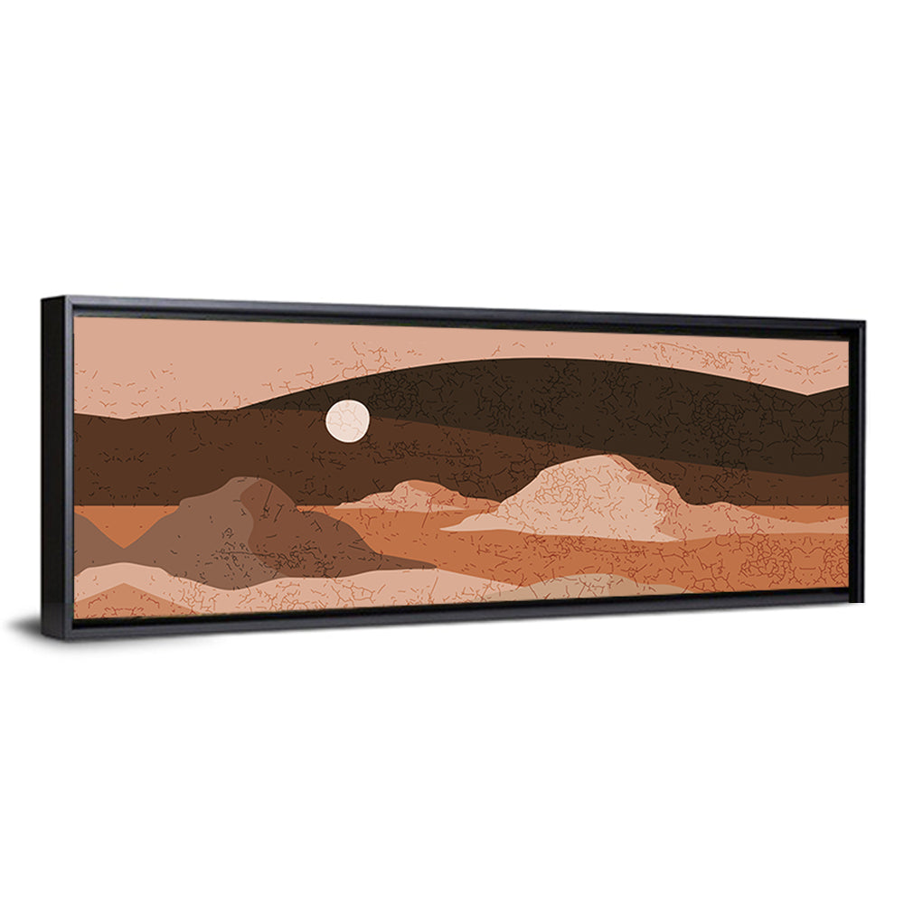 Moonlit Desert Dunes Wall Art