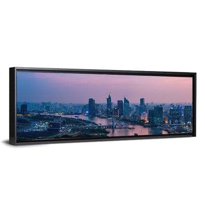 Ho Chi Minh City Skyline at Dusk Wall Art