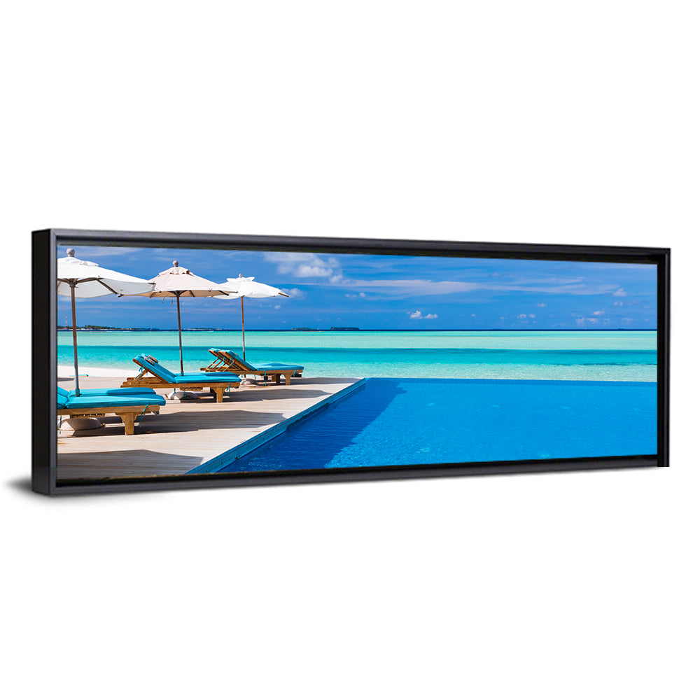Tropical Infinity Pool Wall Art