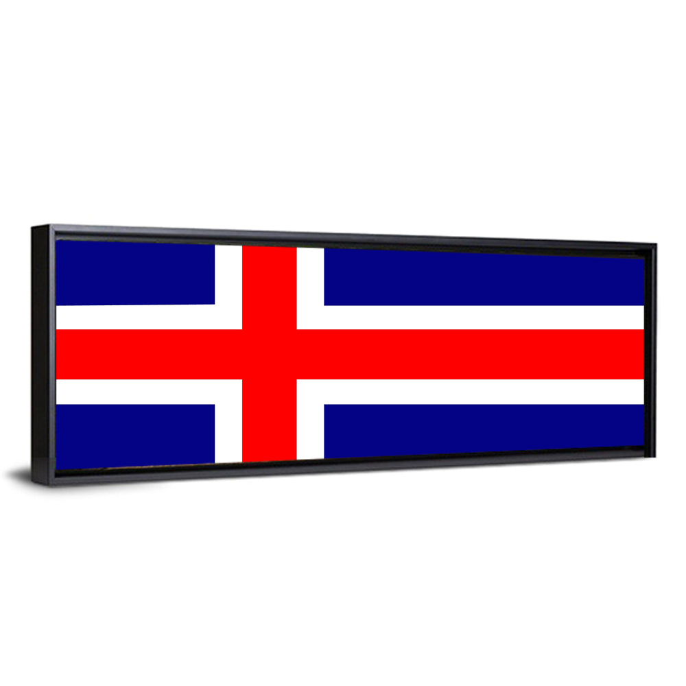 Icelandic Flag, Nordic Cross Wall Art
