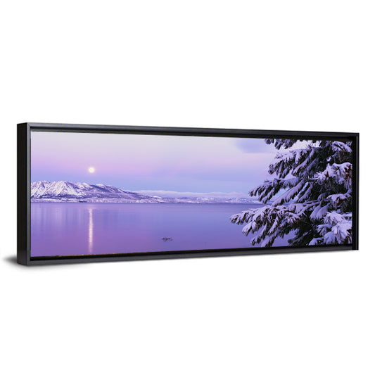 Moonlit Lake Tahoe Wall Art