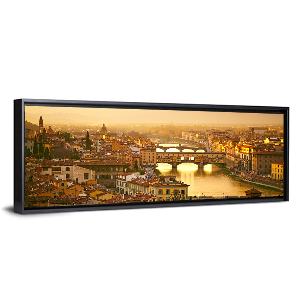 Ponte Vecchio at Sunset Wall Art