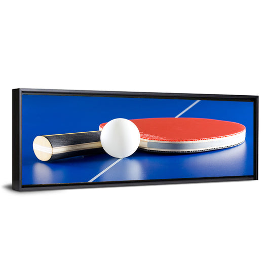 Table Tennis Paddle Close-up Wall Art