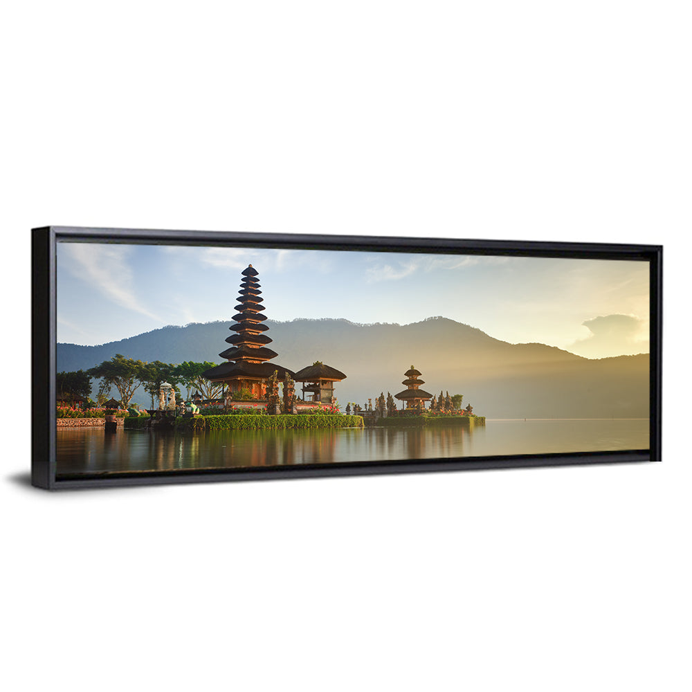 Ulun Danu Beratan Temple at Sunrise Wall Art