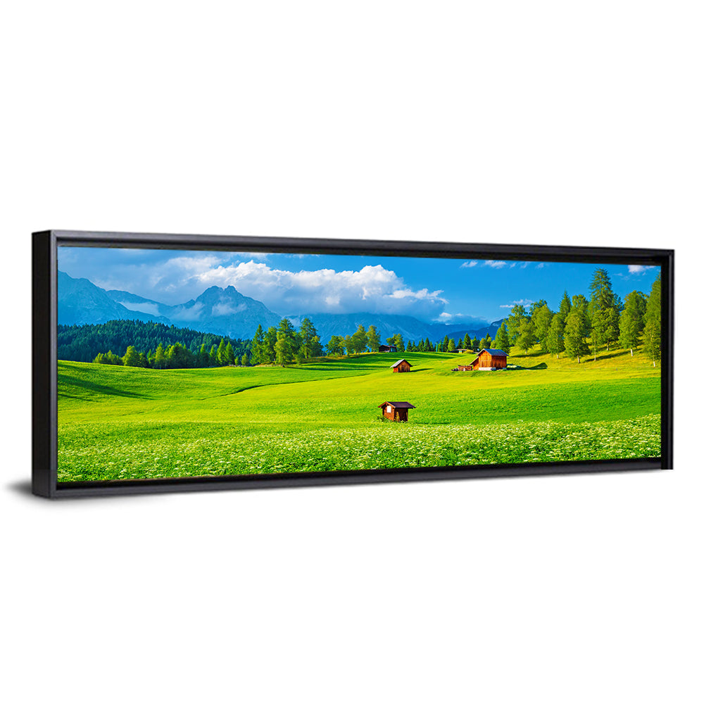 Alpine Valley Meadow, Austria Wall Art