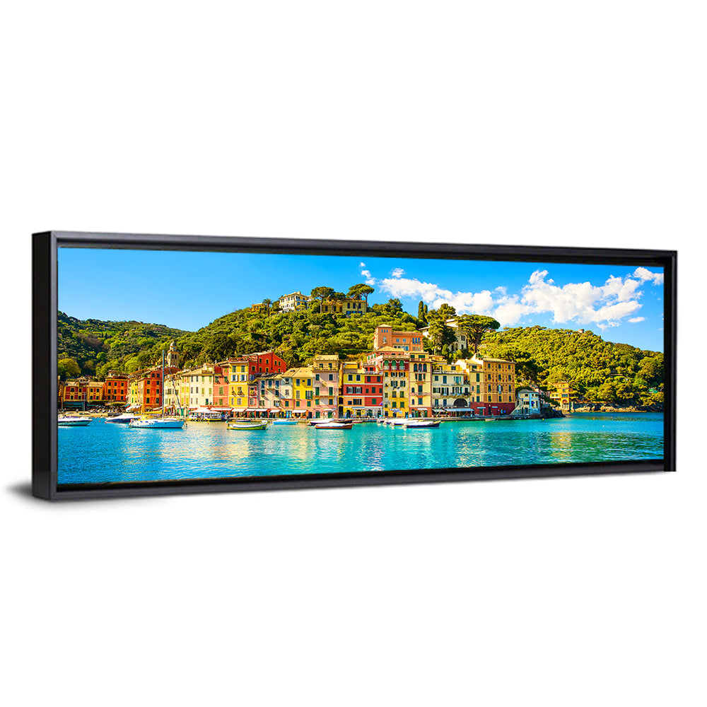 Colorful Portofino Harbor Wall Art
