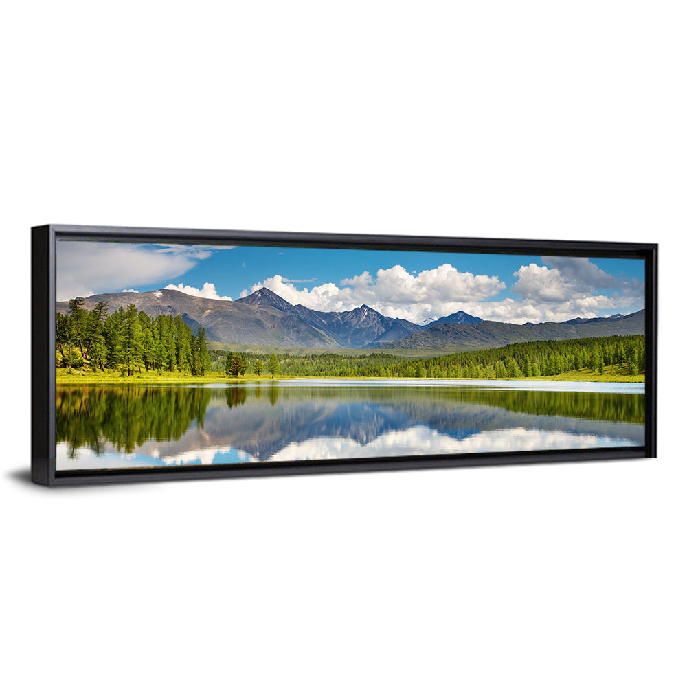 Altai Mountain Lake Reflection Wall Art
