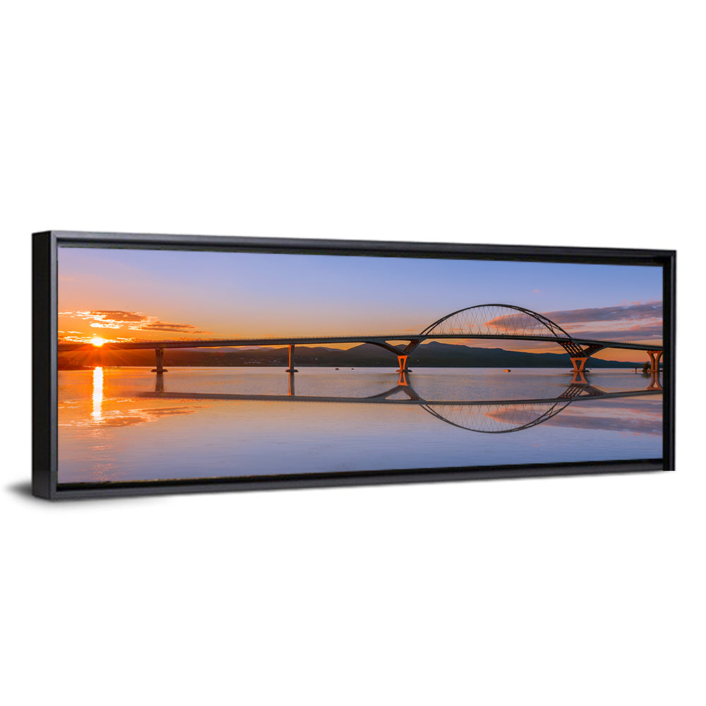 Champlain Bridge at Sunset Wall Art