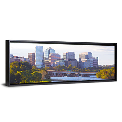 Rosslyn Skyline with Kayaks Wall Art