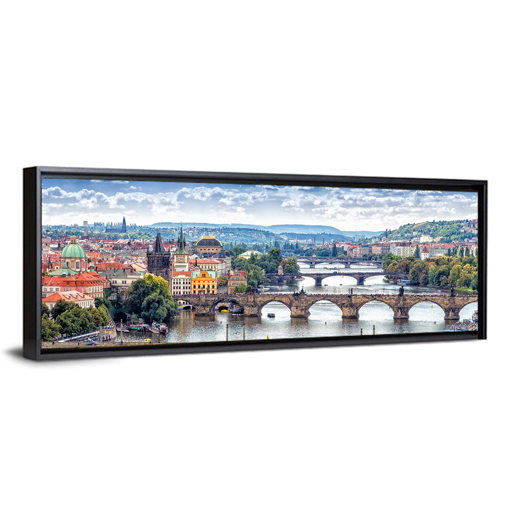 Vltava River Bridges, Prague Wall Art