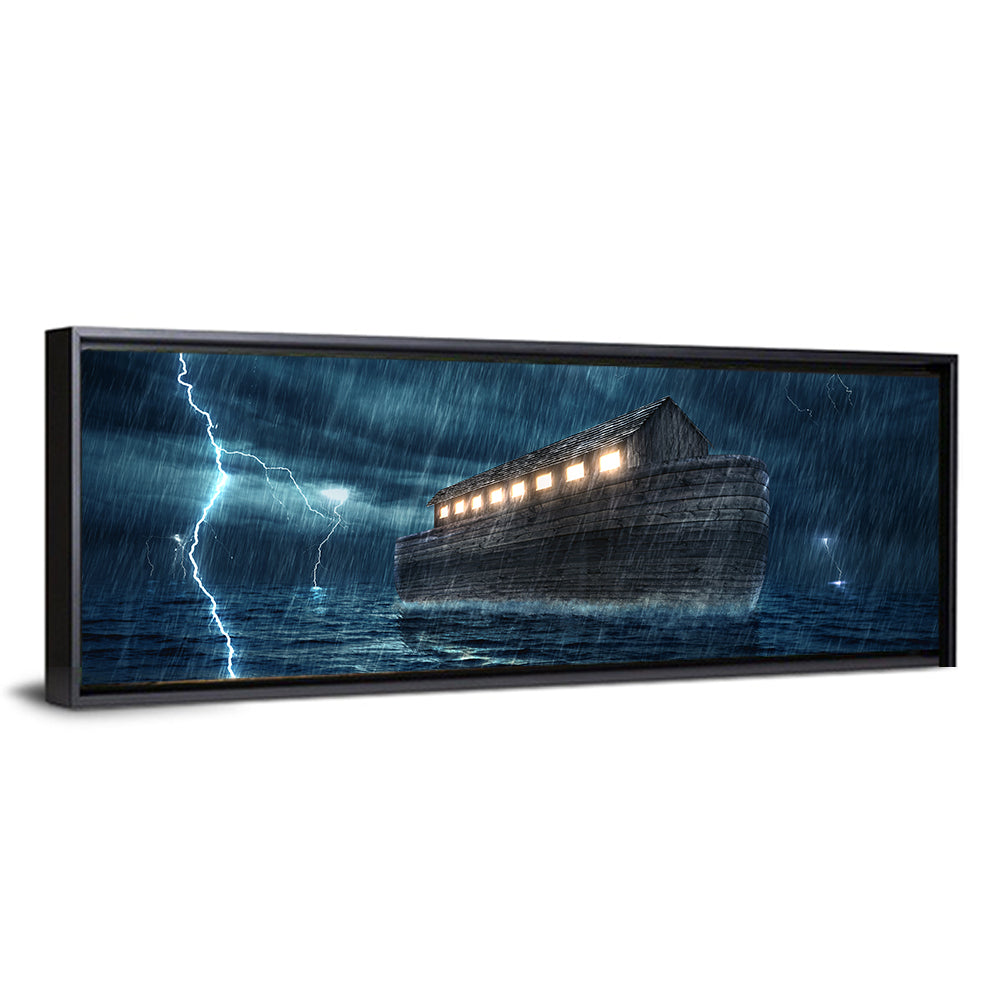 Noah's Ark in Lightning Storm Wall Art