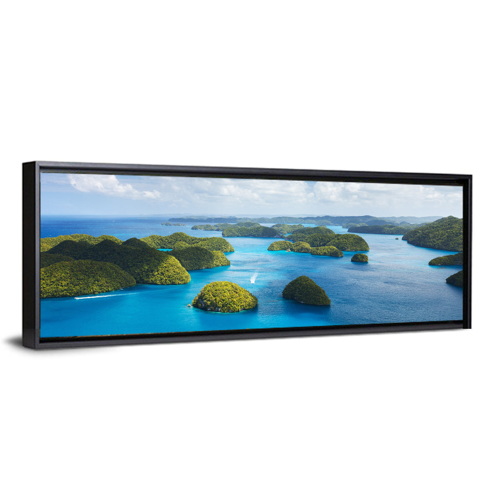 Rock Islands Aerial View Wall Art