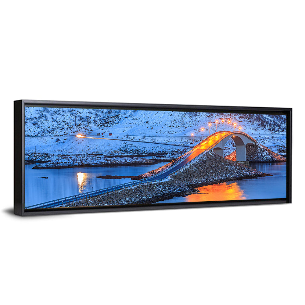 Fredvang Bridges at Twilight Wall Art