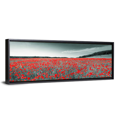 Red Poppy Field Wall Art