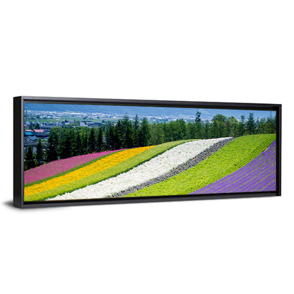 Farm Tomita Lavender Fields Wall Art