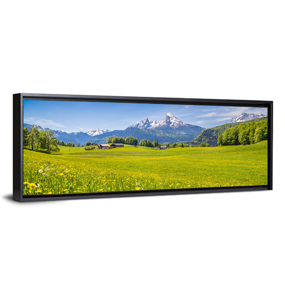 Watzmann Mountain Meadow Wall Art