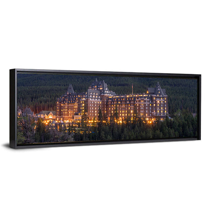 Fairmont Banff Springs at Dusk Wall Art