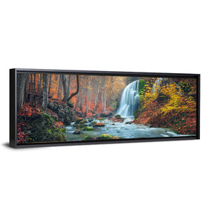 Silver Stream Waterfall In Crimea Wall Art