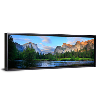 Yosemite Valley Golden Hour Vista Wall Art
