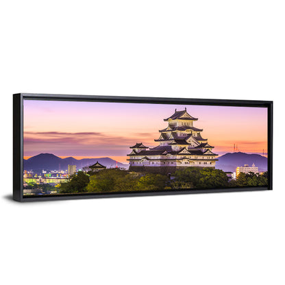 Himeji Castle at Dusk Wall Art