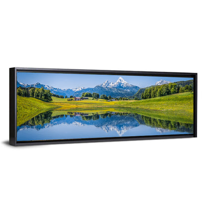 Summer Landscape In Alps Wall Art