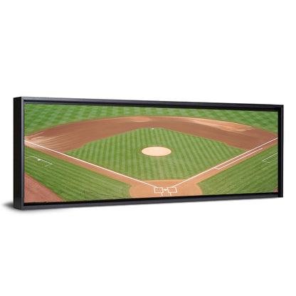 Aerial Baseball Diamond Wall Art