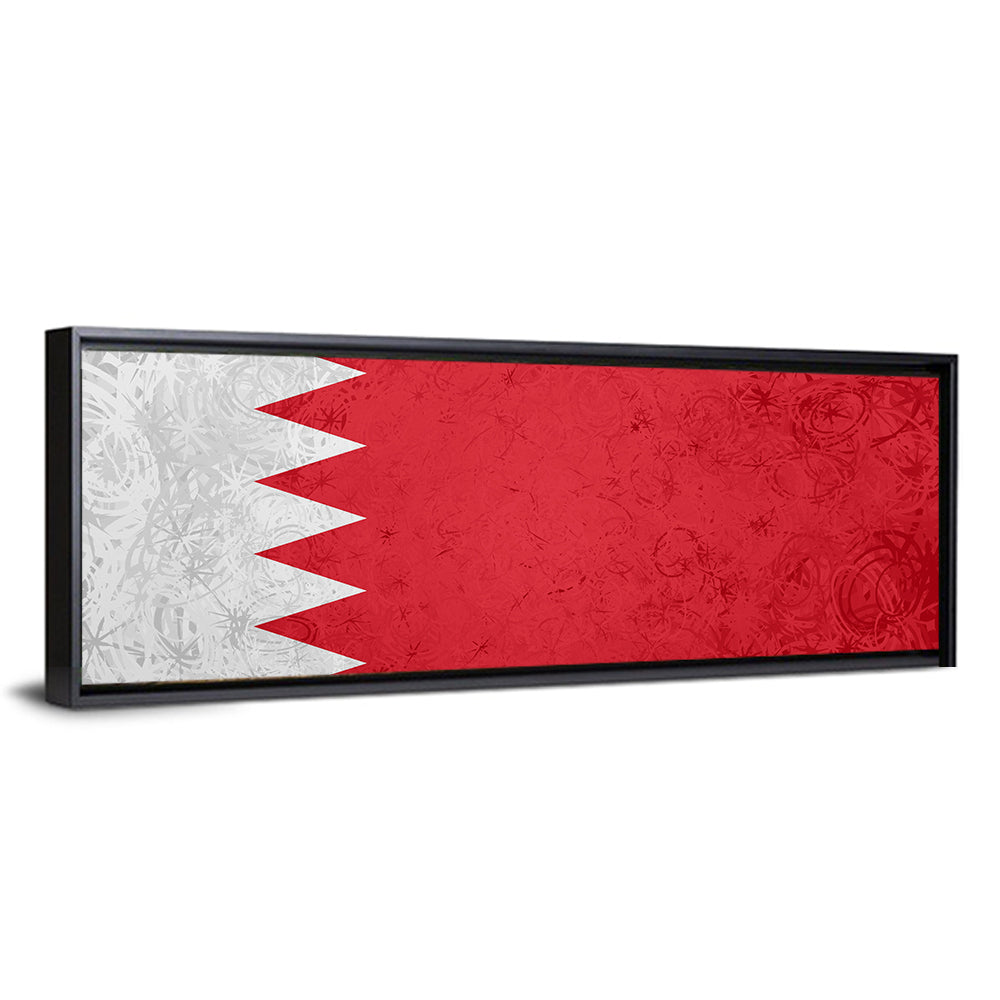 Flag Of Bahrain Wall Art