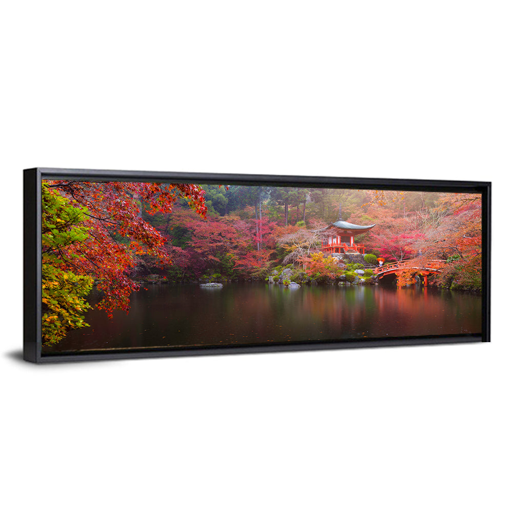 Daigo-ji Temple Autumn Reflection Wall Art